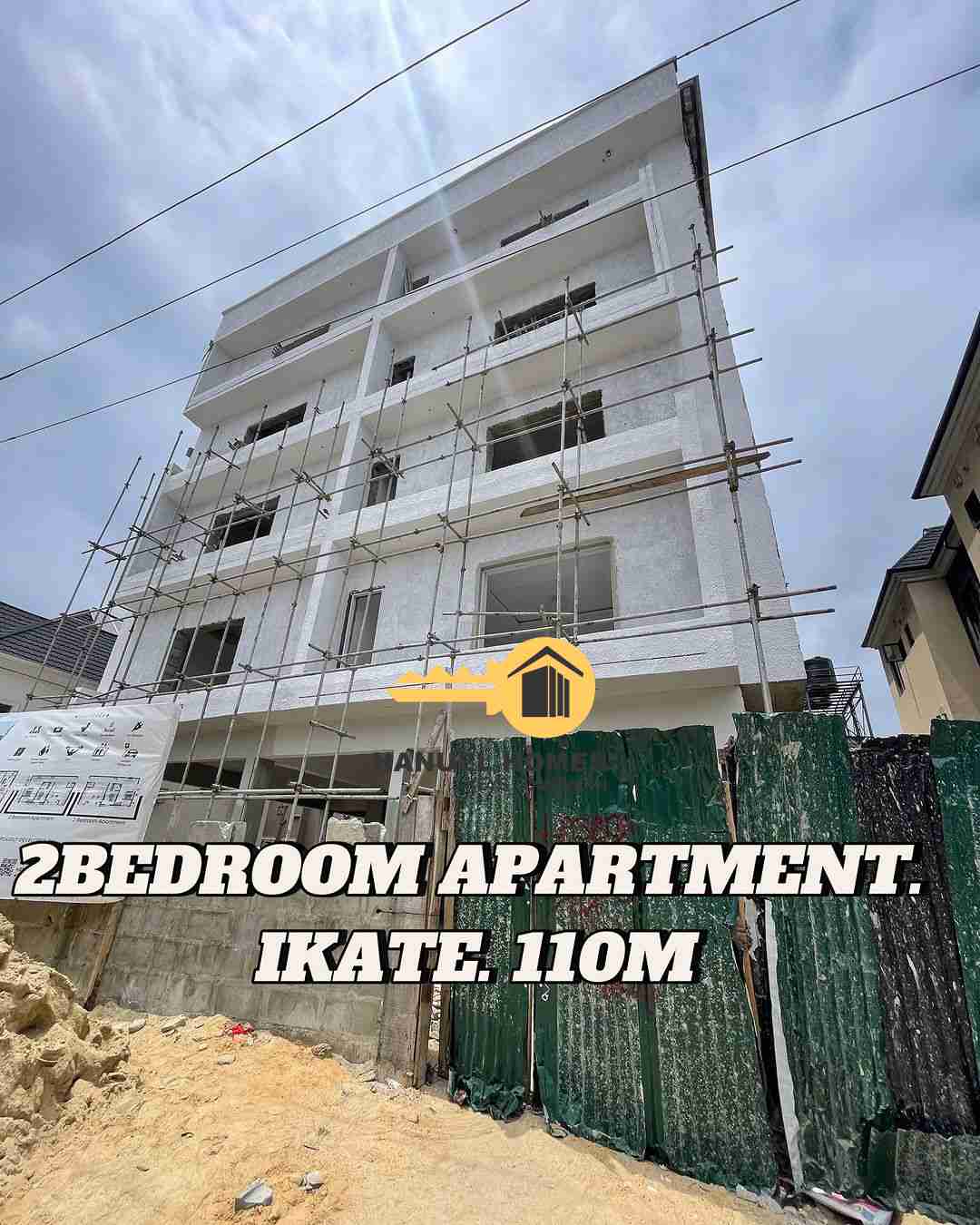 2-bedroom for sale at Ikate with a swimming pool and elevator – ₦110M flexible payment plan