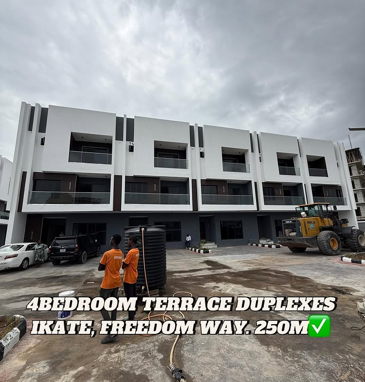 4-bedroom duplex with BQ for sale Off Freedom Way Ikate Lekki