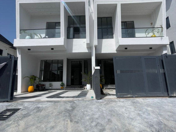 4-bedroom semi-detached duplex with BQ and swimming pool for sale in Ikota Lekki