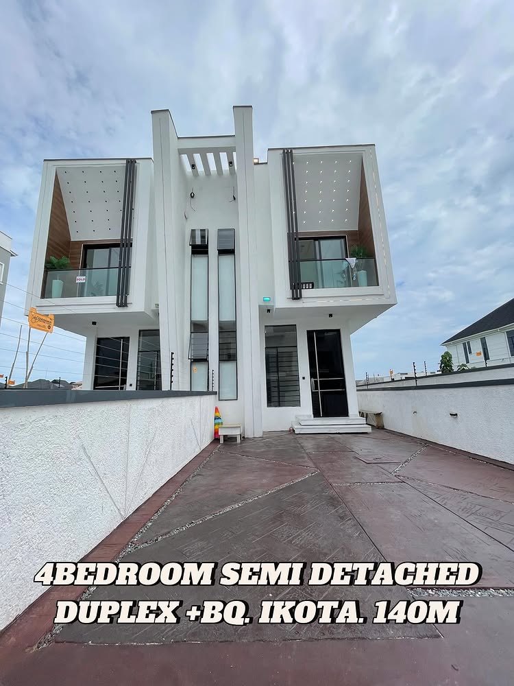 4-Bedroom Semi-Detached Duplex with BQ in Ikota Lekki