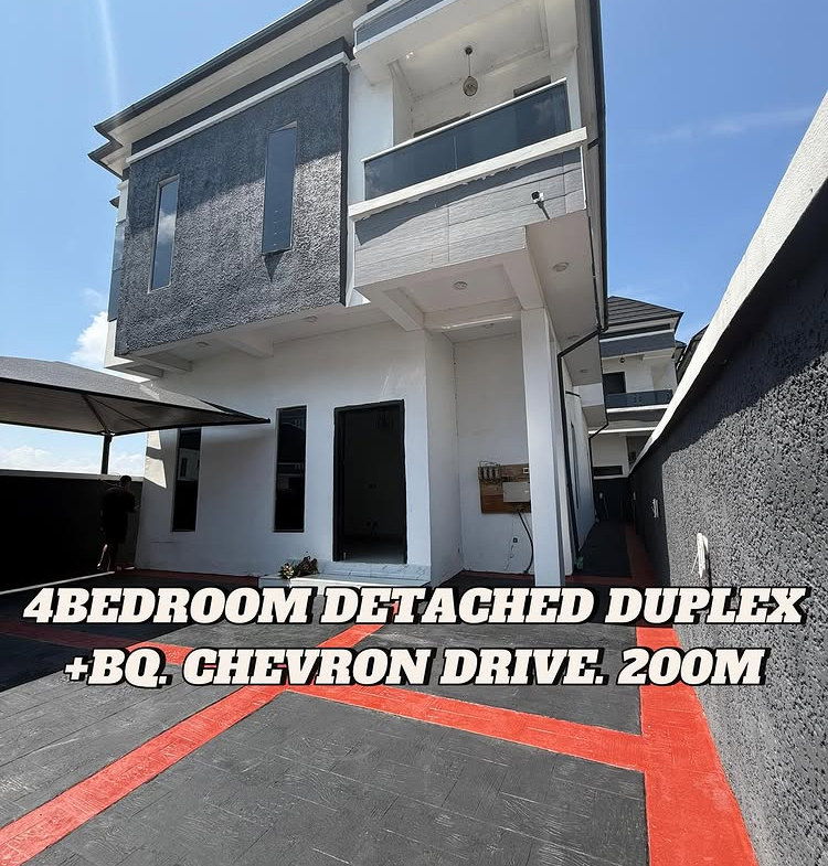 4-Bedroom Detached Duplex with BQ in Chevron Drive