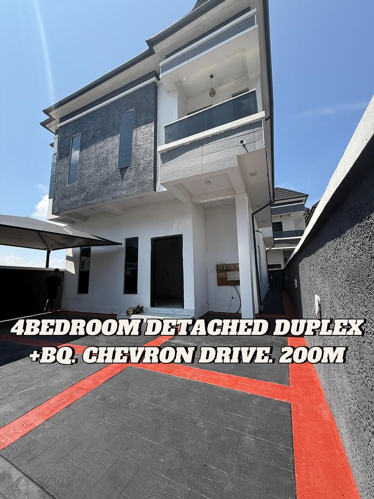 4-Bedroom Detached Duplex with BQ in Chevron Drive