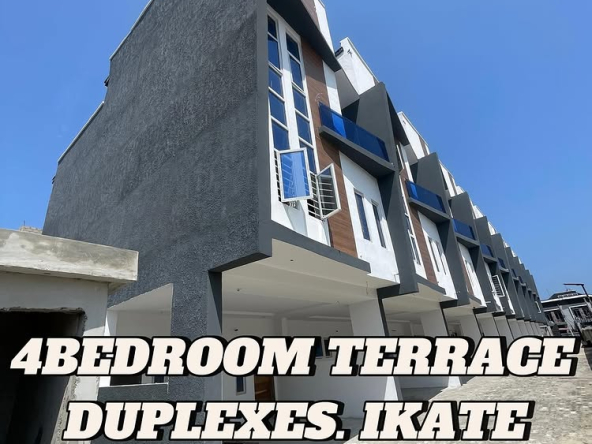 4-Bedroom Terrace Duplex with BQ in Ilasan, Ikate